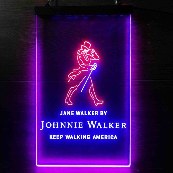 Johnnie Walker Jane Walker Dual LED Neon Light Sign